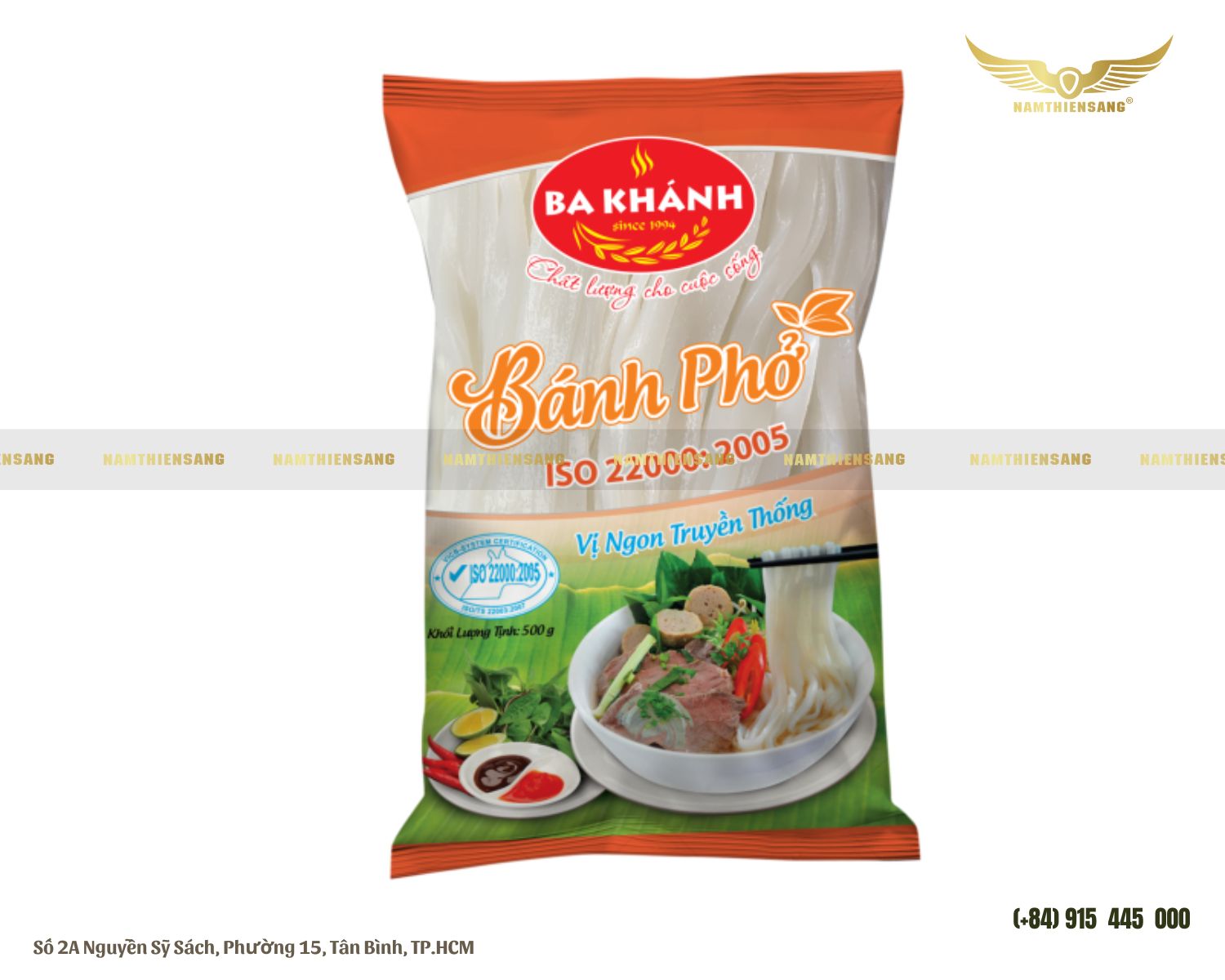 Bao Bì Phở Khô Kiểu Túi 3 biên